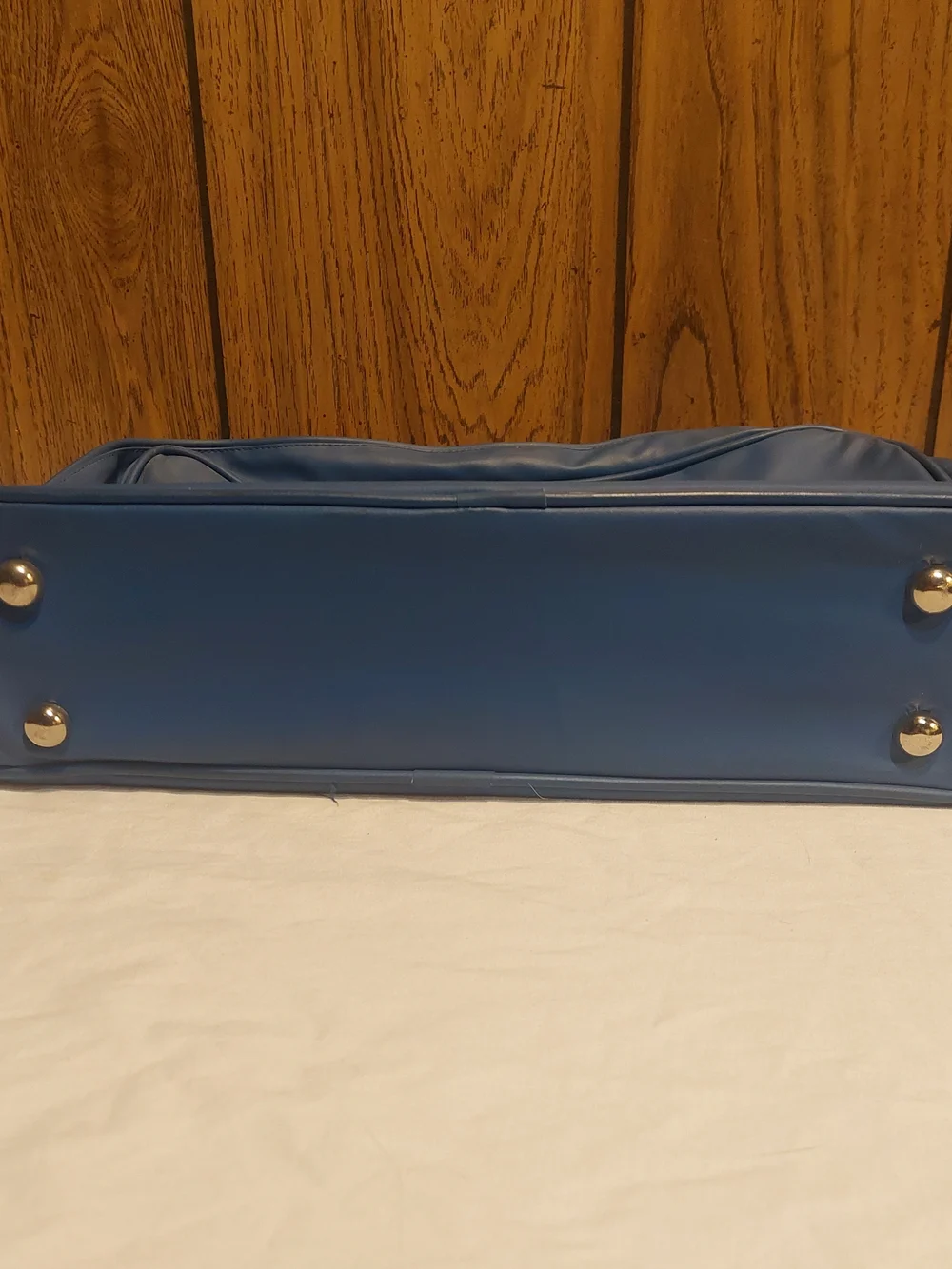 Vintage Varig Brazilian Airlines Travel Bag 60s 70s Blue Laptop Briefcase